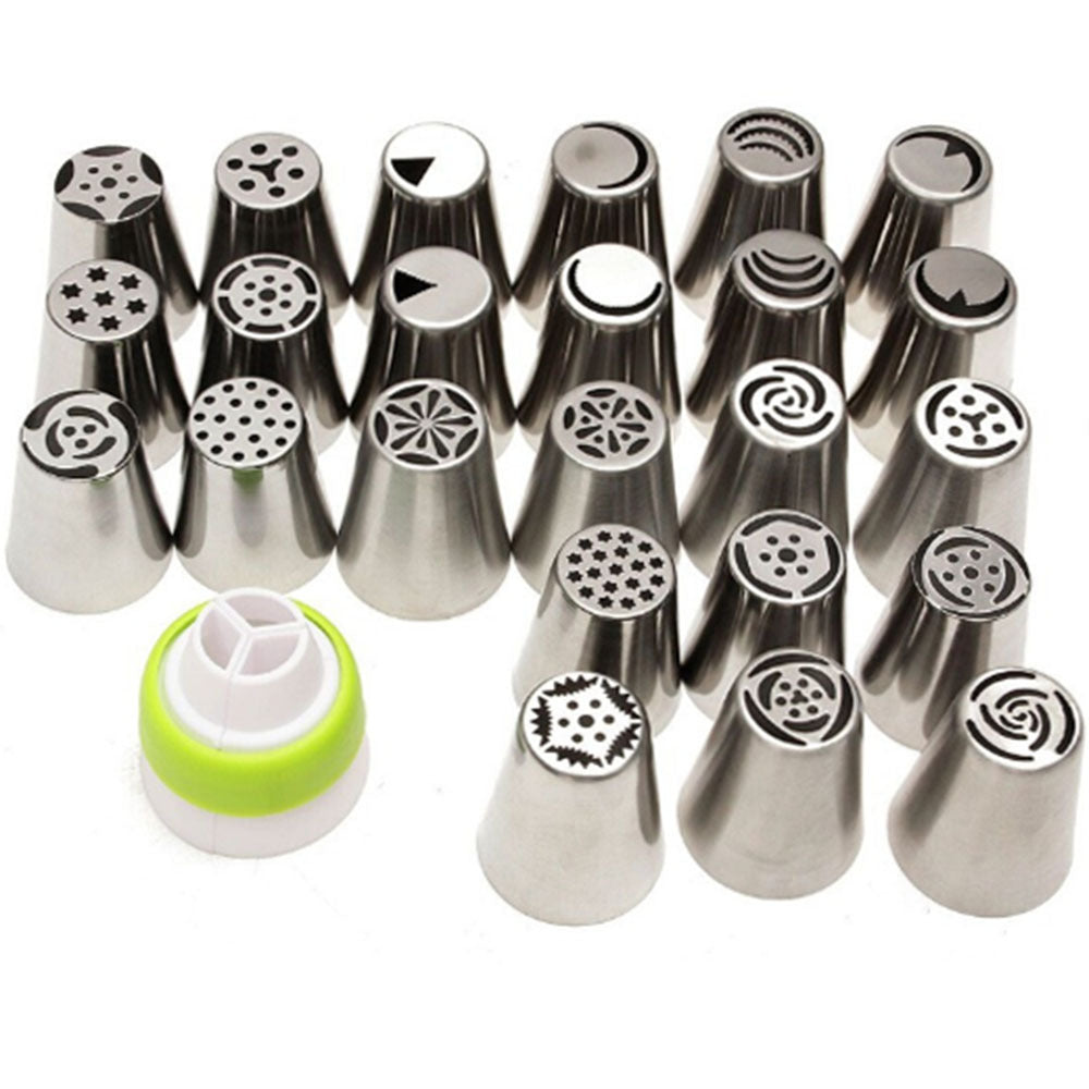 JC-241226KCT-057  24Pcs Russian Tulip Stainless Steel Nozzles