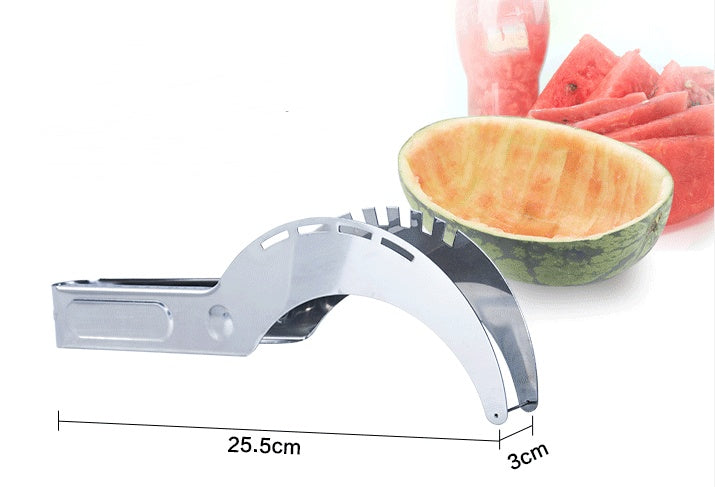 JC-241226KCT-019  Stainless Steel Cutter For Watermelon Hami Melon Pitaya Pawpaw