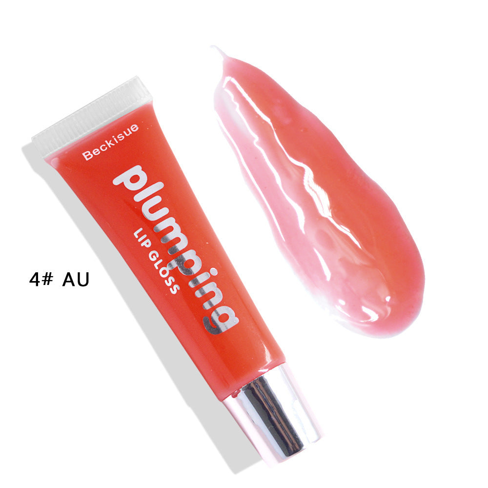 JC-241231MUP-074  Wet Cherry Gloss Plumping Lip gloss Lip Plumper Makeup Big Lip Gloss Moisturizer Plump Volume Shiny Vitamin E Mineral Oil