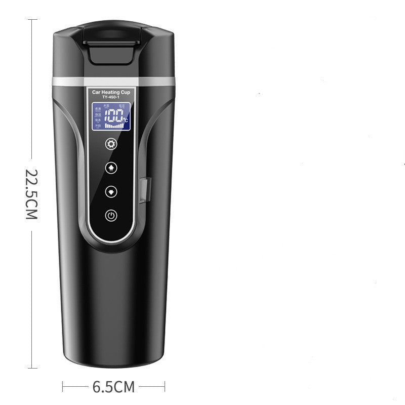 JC-250103DWR-050  Portable Car Bottle Smart Touch Digital Display Insulated Cup Home Traveling Heating Cup Water Bottle