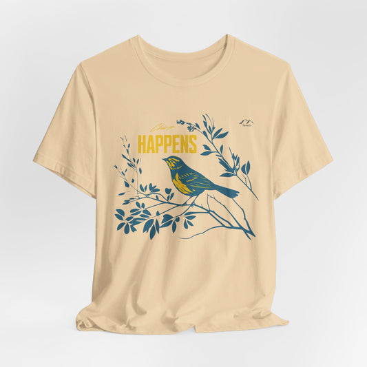 TS-031ML-24 Bird Lover Sparrow Art T Shirt