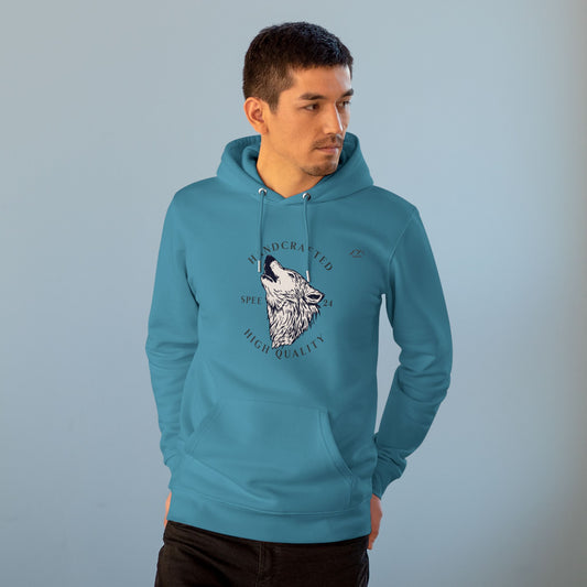 HD-052ML-24 Howling Wolf Hoodie Wolf Art Wilderness Howl Design