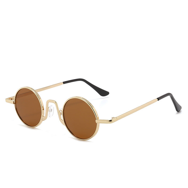 JC-250105MGL-029  Retro Hip Hop Sunglasses Small Frame Round