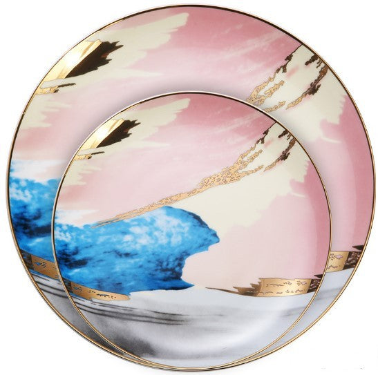 JC-250101DNW-018  Watercolor Dessert  Plates