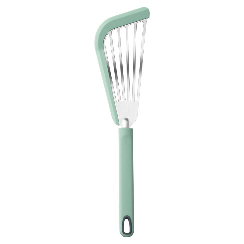 JC-241226KCT-014  Nonstick Fish Spatula, Thin Slotted Spatulas Turner Silicone Fish Spatulas For Nonstick Cookware, High Heat Resistant BPA Free Cooking Utensils, Ideal For Fish, Eggs, Pancakes