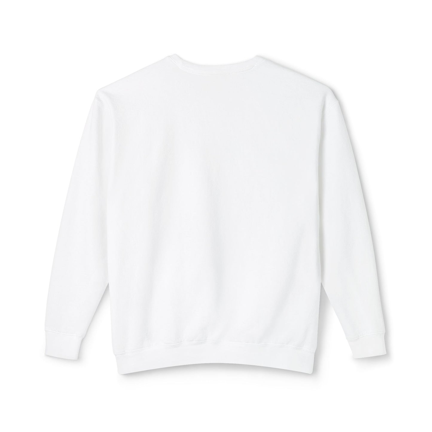 SW-102WT-24  Unisex Lightweight Crewneck White Color Sweatshirt