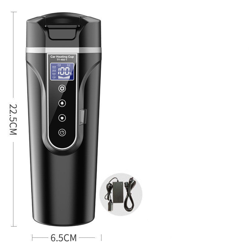 JC-250103DWR-050  Portable Car Bottle Smart Touch Digital Display Insulated Cup Home Traveling Heating Cup Water Bottle