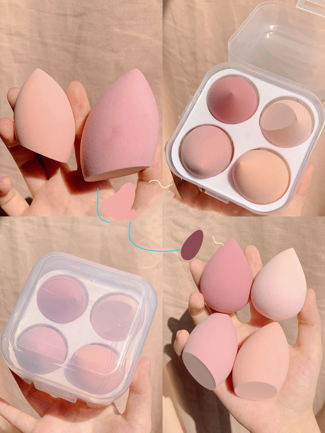 JC-241228BUT-053  Makeup egg box