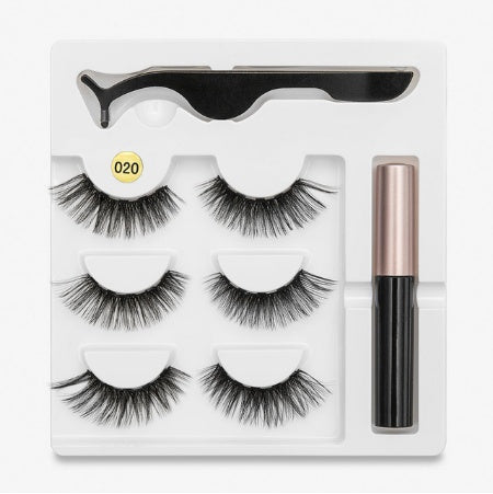 JC-241231MUP-026  A Pair Of False Eyelashes With Magnets In Fashion