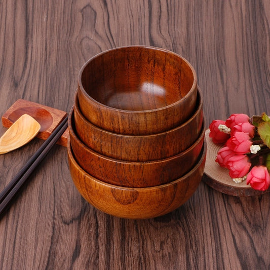 JC-250101DNW-024  Wooden round wooden bowl