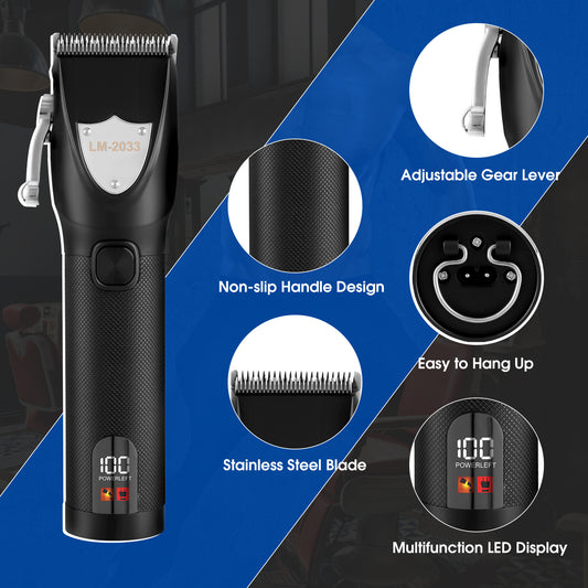 JC-241227PCA-006  Hair Clippers For Men, Professional Cordless Ships From Amazon Sold By BAIYESHENG. Barber Clippers And Beard Trimmer Set