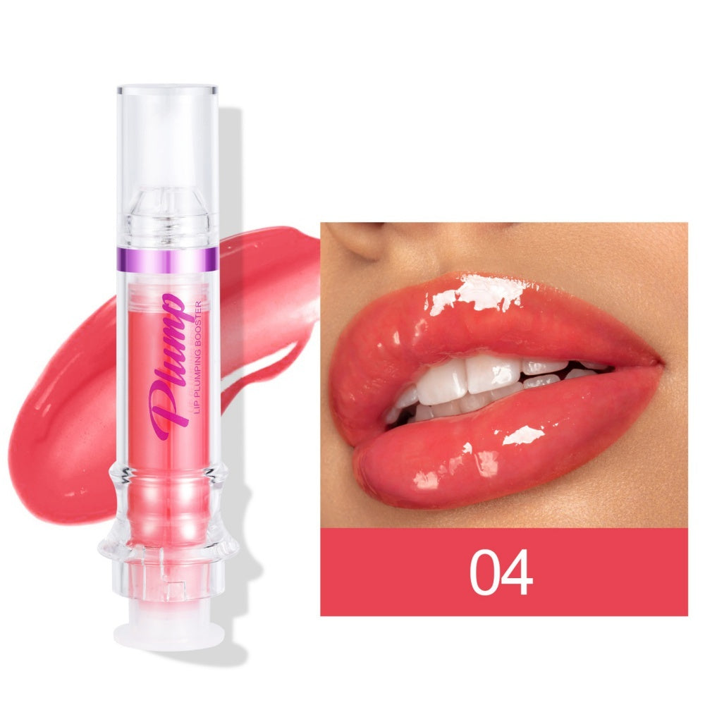 JC-241231MUP-032  New Tube Lip Rich Lip Color Slightly Spicy Lip Honey Lip Glass Mirror Face Lip Mirror Liquid Lipstick