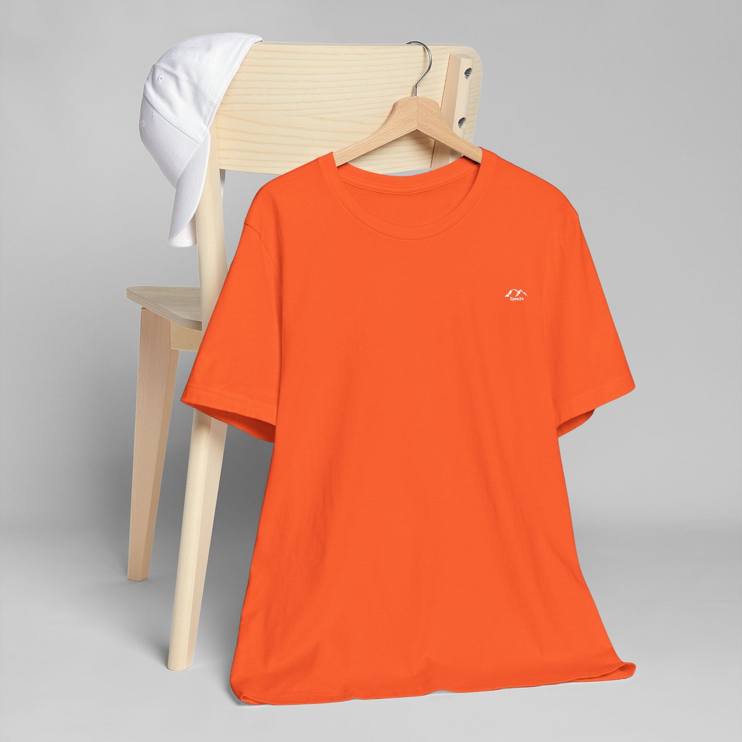 TS-094ORG-24 Unisex Orange Shades T-shirt for Women and Men Casual Wear