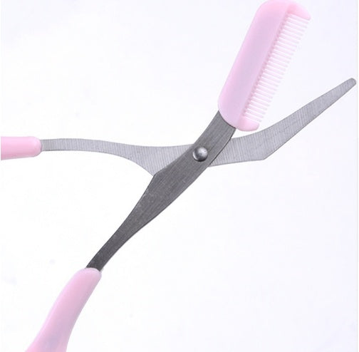 JC-241228BUT-039  Beauty tools eyebrow scissors with eyebrow comb