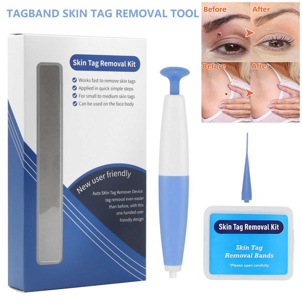 JC-241227PCA-055  Skin Tag Removal Kit Home Use Mole Wart Remover Micro Band Skin Tag Treatment Tool Easy To Clean Skin Care Tool