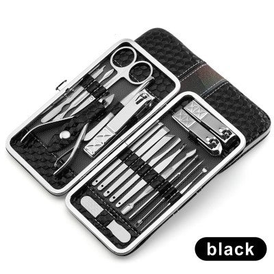 JC-241228BUT-021  Nail manicure tool kit combo set