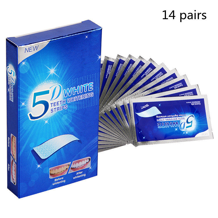 JC-250106ORL-067  5D Gel Teeth Whitening Strips White Tooth Dental Kit Oral Hygiene Care Strip For False Teeth Veneers Dentist Seks Whiten Gel