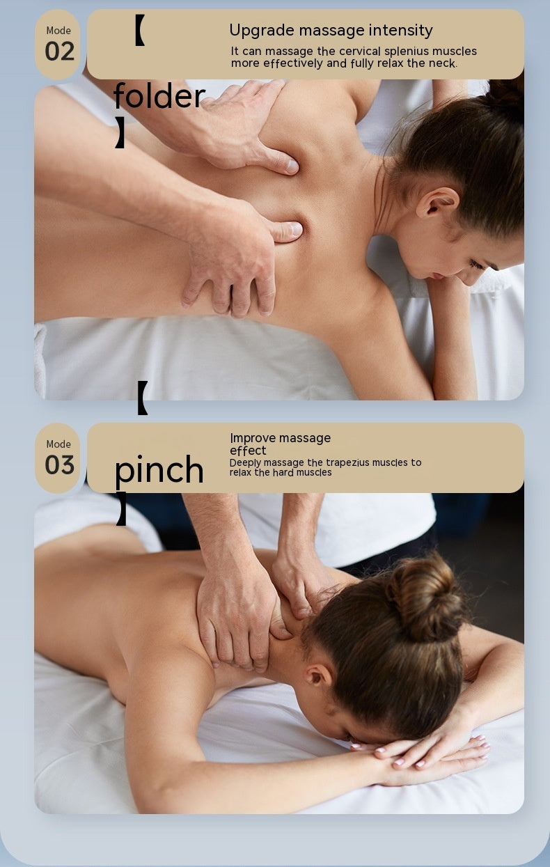 JC-241227PCA-034  Shoulder And Neck Massage Instrument Neck Massager Neck Lifting Hot Compress Dredging Neck Trapezoid Muscle Clip Kneading