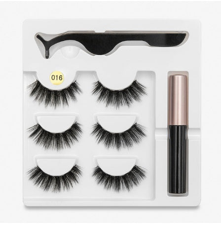 JC-241231MUP-026  A Pair Of False Eyelashes With Magnets In Fashion