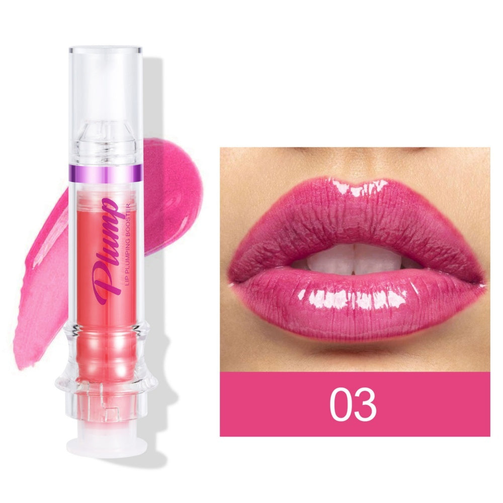 JC-241231MUP-032  New Tube Lip Rich Lip Color Slightly Spicy Lip Honey Lip Glass Mirror Face Lip Mirror Liquid Lipstick