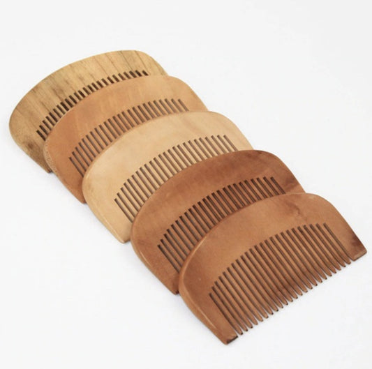 JC-241228BUT-104  Peach wood comb advertising small wooden comb hair comb massage comb health comb