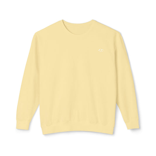 SW-107YLO-24  Unisex Lightweight Crewneck Butter Color Sweatshirt