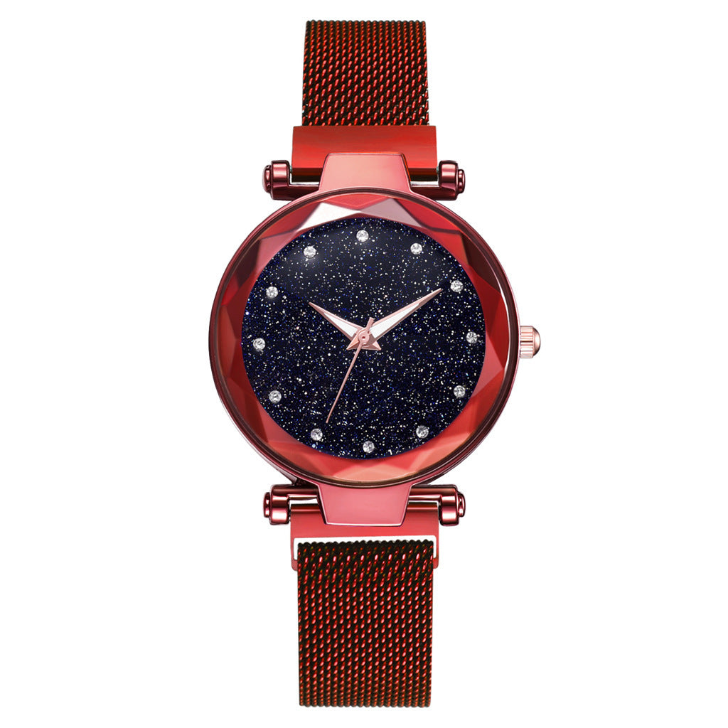 JCFW-093MK-24  Luxury Women Watches Bracelet Set Fashion Elegant Magnet Buckle Ladies Starry Sky Watch Set Relogio