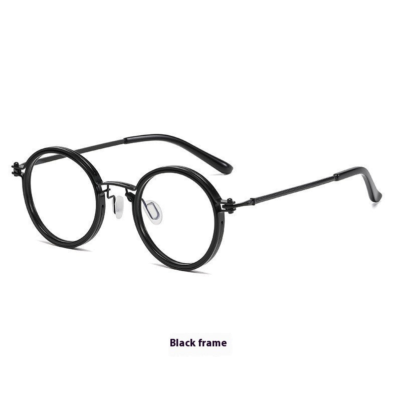 JC-250105MGL-016  Vintage Round Frame Reading Glasses Anti Blue Light