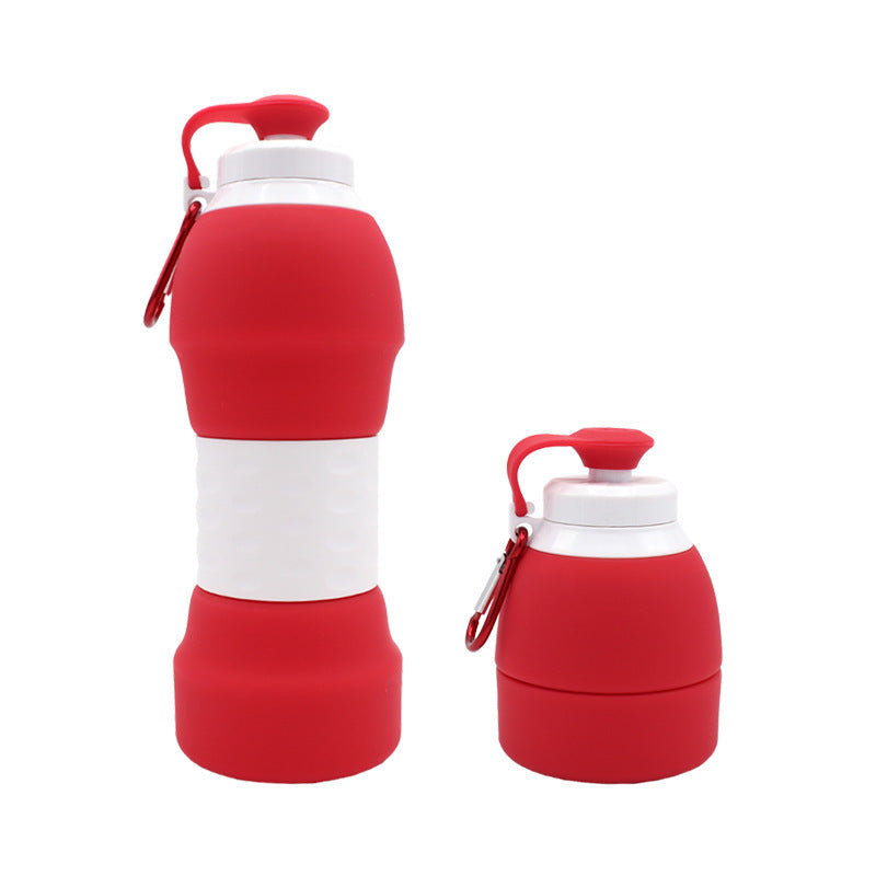 JC-250103DWR-011  Silicone folding water bottle