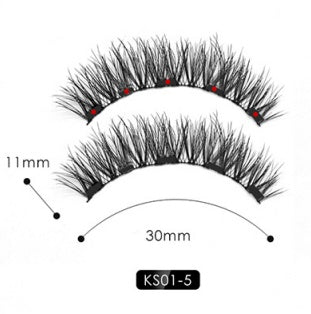 JC-241231MUP-011  Natural Long Lasting Magnetic Liquid Eyeliner & Magnetic False Eyelashes & Tweezer Set Make up Set