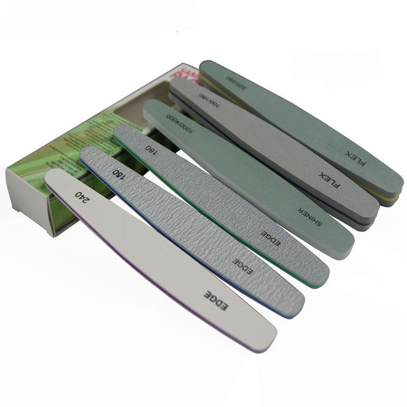 JC-241228BUT-076  Nail File 6 Piece Nail Set Sponge Polishing Strip Nail Polishing