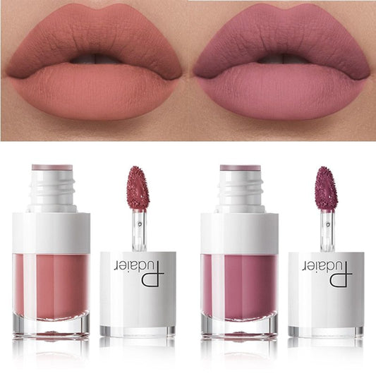 JC-241231MUP-062  Lipstick 16 color white bottle matte lip gloss lasting moisturizing