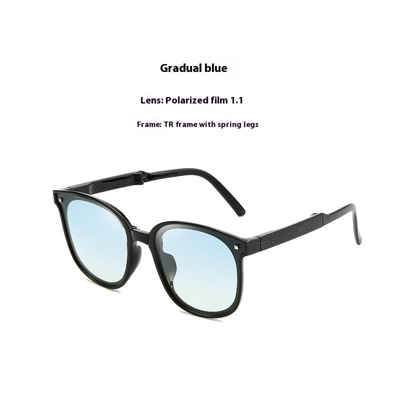 JC-250105MGL-014  Fashion Light Sun Protection Folding Glasses For Driving