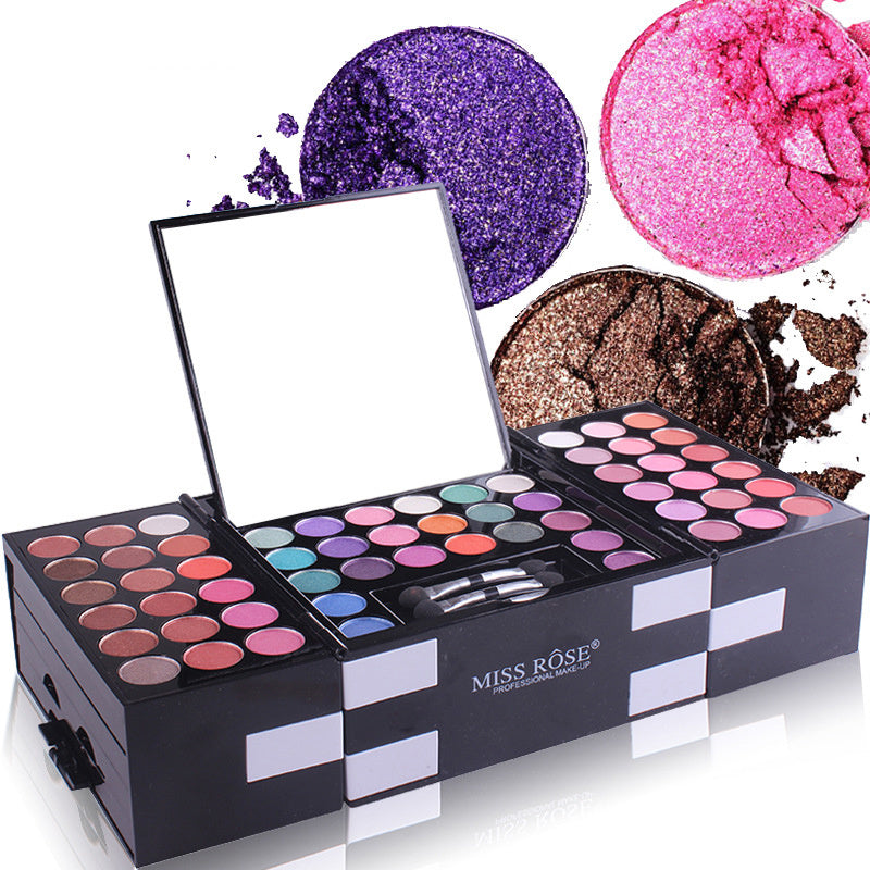 JC-241231MUP-019  MISS ROSE 144 color 3 color 3 Color Eyeshadow blush eyebrow makeup makeup makeup kit special wholesale