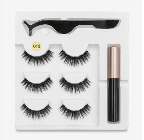 JC-241231MUP-026  A Pair Of False Eyelashes With Magnets In Fashion