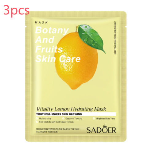 JCM-262MSK-24 SADOER Full English Fruit Plant Mask Hydrating