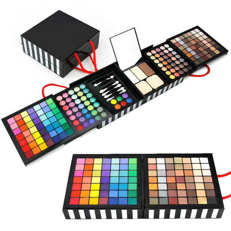 JC-241231MUP-041  Explosion Deluxe 177 Color Eye Shadow  Bronzing Plate Combination Makeup Set