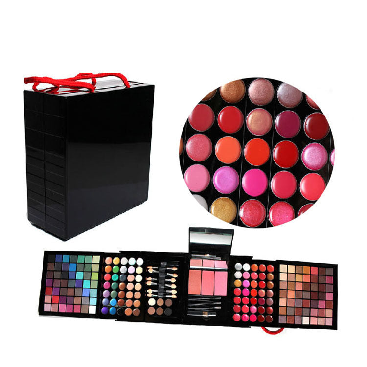 JC-241231MUP-041  Explosion Deluxe 177 Color Eye Shadow  Bronzing Plate Combination Makeup Set