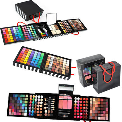 JC-241231MUP-041  Explosion Deluxe 177 Color Eye Shadow  Bronzing Plate Combination Makeup Set