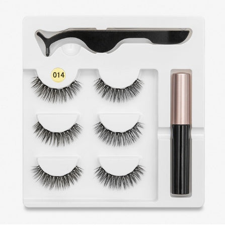 JC-241231MUP-026  A Pair Of False Eyelashes With Magnets In Fashion