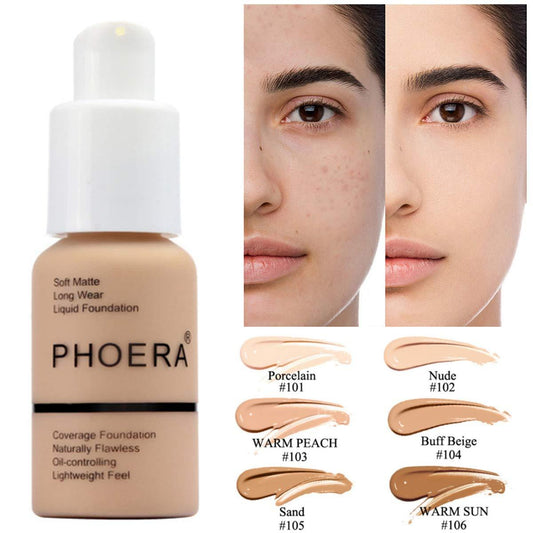 JCM-068CRM-24  Explosive Press Type Oil Control Natural Color Matte Concealer Foundation Cream