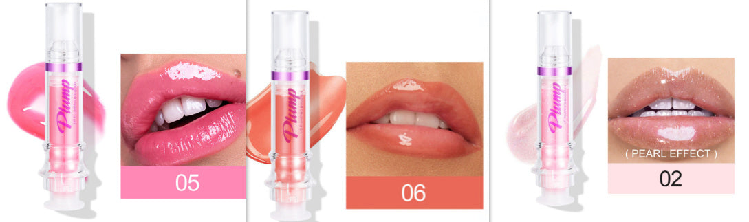 JC-241231MUP-032  New Tube Lip Rich Lip Color Slightly Spicy Lip Honey Lip Glass Mirror Face Lip Mirror Liquid Lipstick