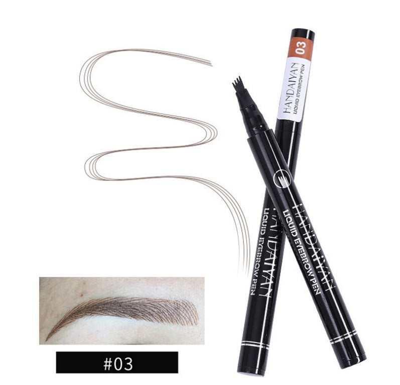 JC-241231MUP-080  Microblading Eyebrow Pencil Waterproof Fork Tip Tattoo Pen Tinted Fine Sketch Eye Brow Pencils Long Lasting Eyebrows