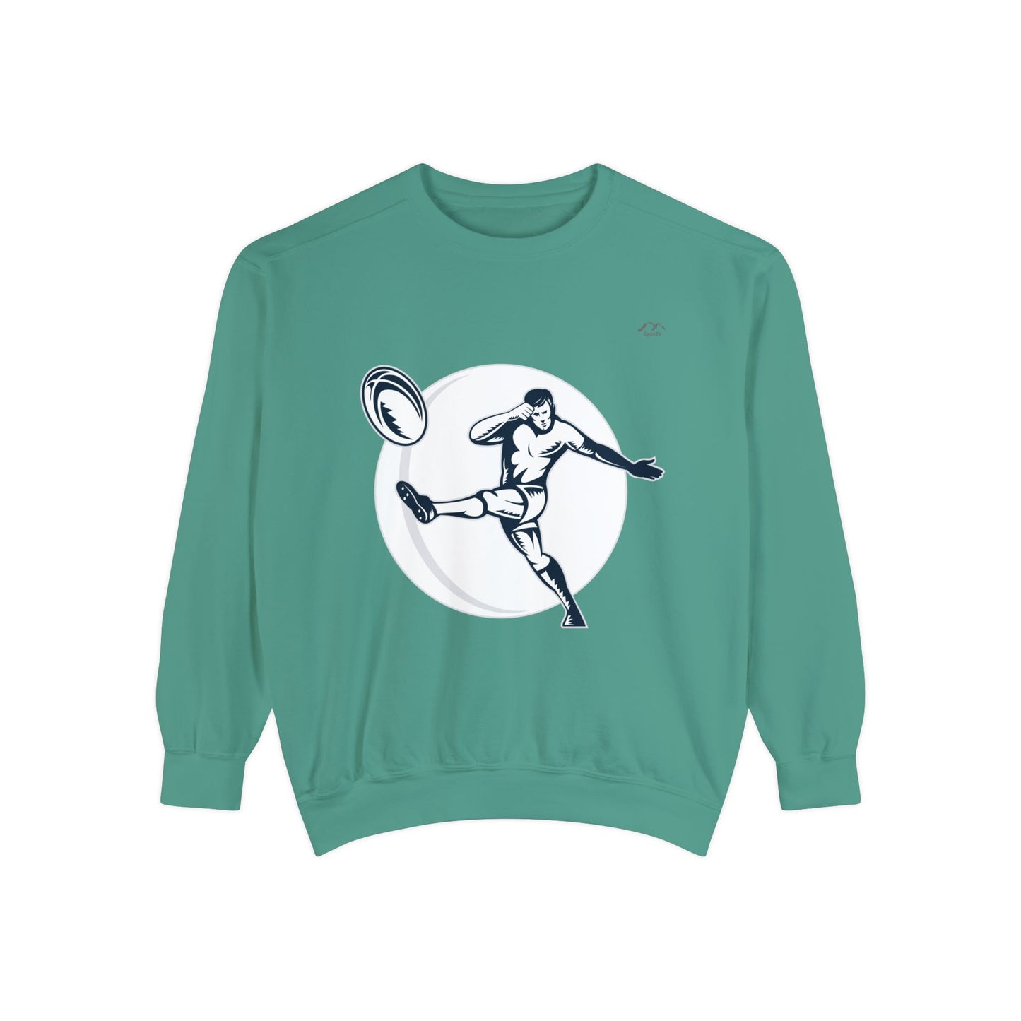 SW-118ML-24 Unisex Garment-Dyed Sweatshirt for football lovers