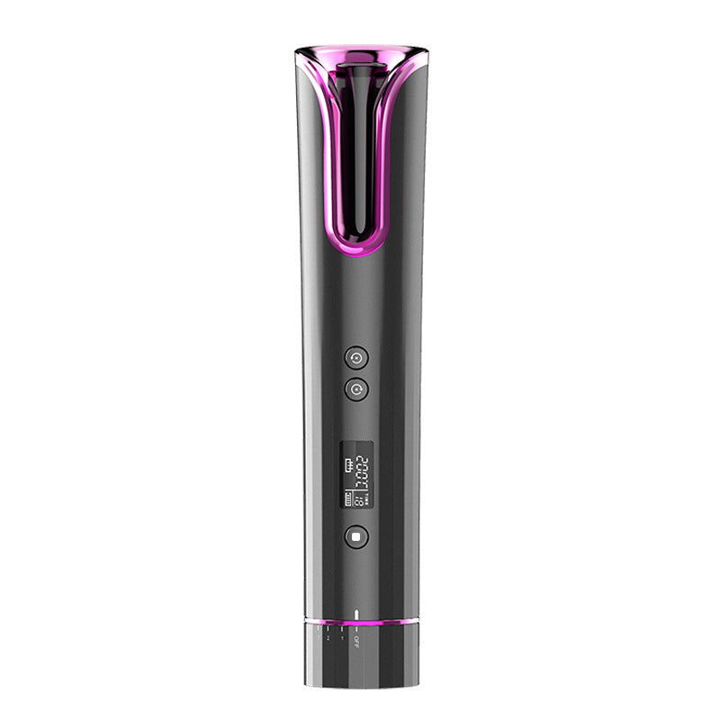 JC-241227PCA-057  Automatic Hair Curler USB Cordless Wireless Auto Ceramic Curling Iron Hair Waver T Waves Iron Curling Wand Air Curler