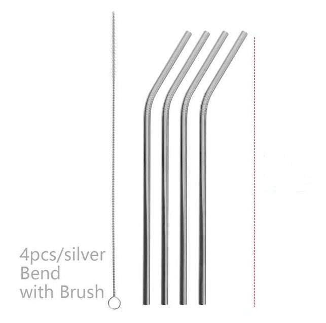 JC-250103DWR-015  Colourful Reusable Stainless Steel Straws