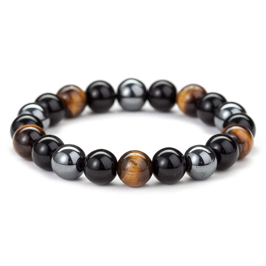 JC-241230BBJ-014  Tiger Eye Stone Bracelet Natural Stone Bracelet