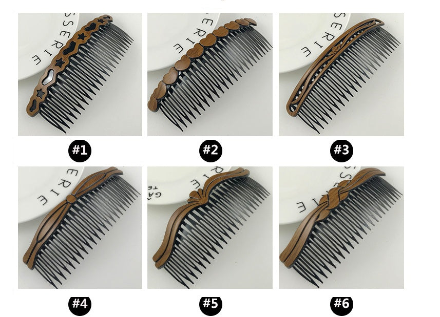 JC-241228BUT-101  Fashion retro hair comb