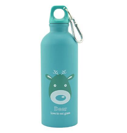 JC-250103DWR-060  500ml Cartoon Animals Water Bottle Portable Sports Bottle