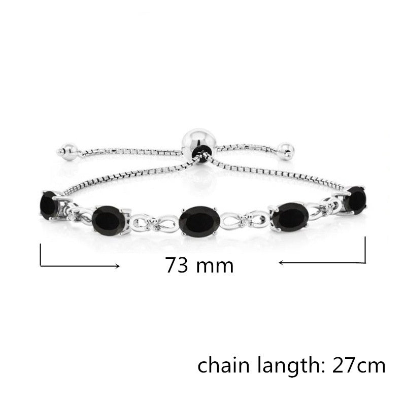 JC-241230BBJ-068  European And American Stitching Bracelet Inlaid Zircon